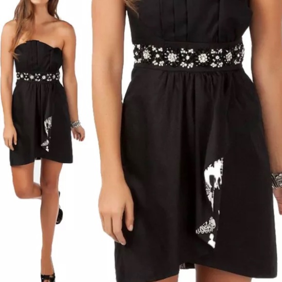 Lilly Pulitzer Crystal Dress Size 4 Black - Picture 2 of 16